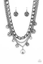 Load image into Gallery viewer, Industrial Noise - Black Necklace