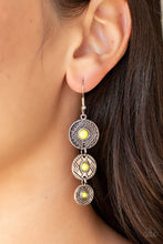 Load image into Gallery viewer, Totem Temptress - Yellow Earrings