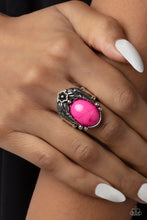 Load image into Gallery viewer, Serrated Style - Pink Ring