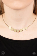 Load image into Gallery viewer, Slimmer Glimmer - Brass Choker Necklace