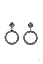 Load image into Gallery viewer, GLOW You Away - Black Gunmetal Post Earrings