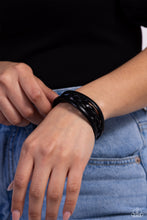 Load image into Gallery viewer, ROAM and Board - Black Bracelet