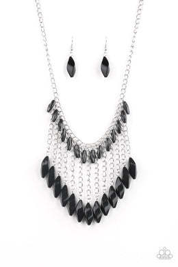 Venturous Vibes - Black Necklace