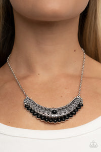 Abundantly Aztec - Black Necklace