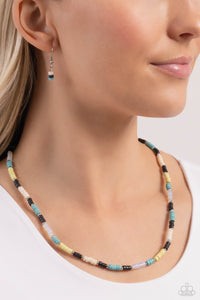 Oasis Outline - Black Necklace
