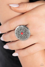 Load image into Gallery viewer, Carved Coachella - Red Ring