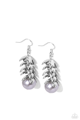 Ocean FROND Property - Silver Earrings