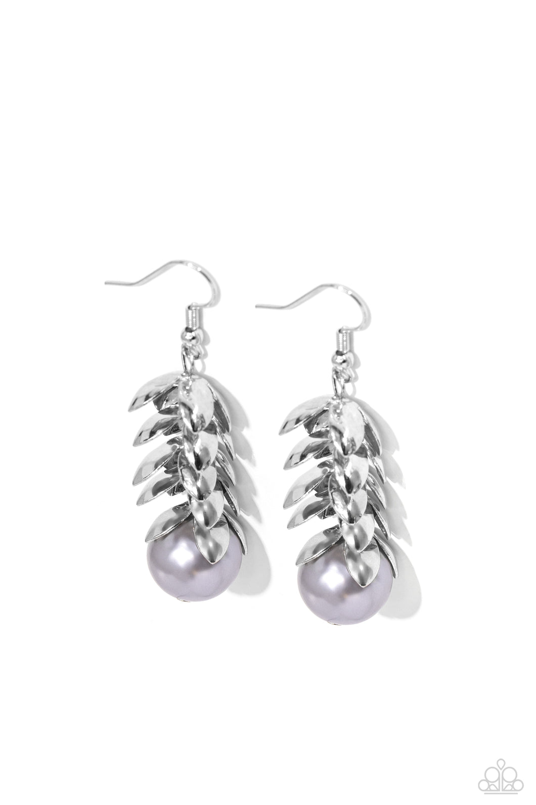 Ocean FROND Property - Silver Earrings