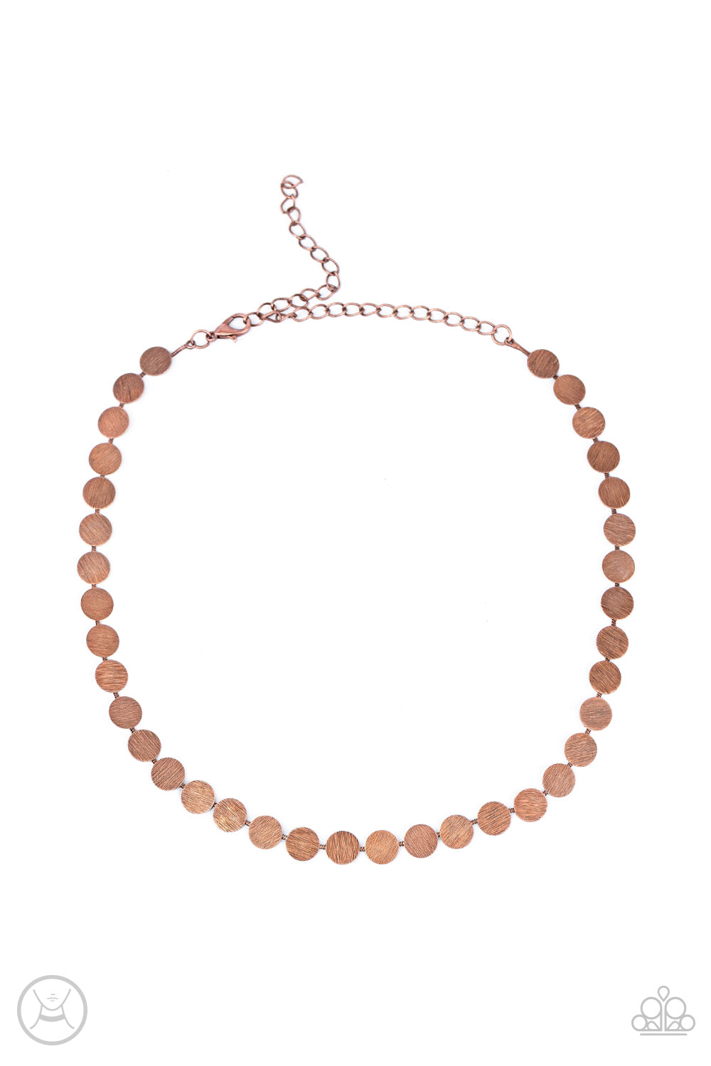 Flash Mob Flicker - Copper Choker Necklace