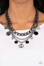 Load image into Gallery viewer, Industrial Noise - Black Necklace