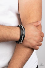 Load image into Gallery viewer, Easy on the Hardware - Black Snap Bracelet