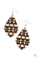 Load image into Gallery viewer, Zimbabwe Zoo - Brown Earrings