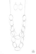Load image into Gallery viewer, Move On OVAL! - Silver Necklace