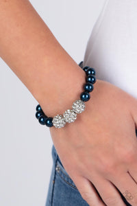Breathtaking Ball - Blue Bracelet