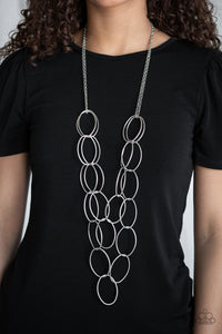 Move On OVAL! - Silver Necklace