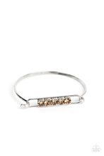 Load image into Gallery viewer, In CHARMS Way - Brown Hinged Bracelet