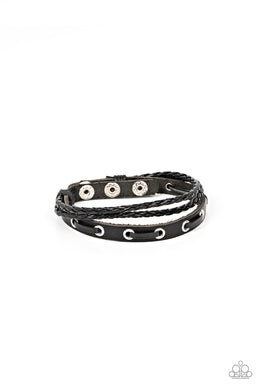 Road Cruise - Black Snap Bracelet