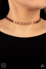 Load image into Gallery viewer, Flash Mob Flicker - Copper Choker Necklace