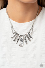 Load image into Gallery viewer, Paisley Pastime - Silver Necklace