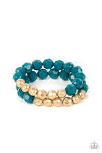 Load image into Gallery viewer, Grecian Glamour - Blue Set of Bracelets