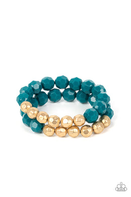 Grecian Glamour - Blue Set of Bracelets