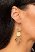 Load image into Gallery viewer, Star Bizarre - Gold Earrings