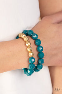 Grecian Glamour - Blue Set of Bracelets