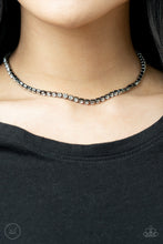Load image into Gallery viewer, Starlight Radiance - Black Gunmetal Choker Necklace