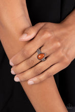 Load image into Gallery viewer, Rainbow Raindrops - Brown Dainty Ring