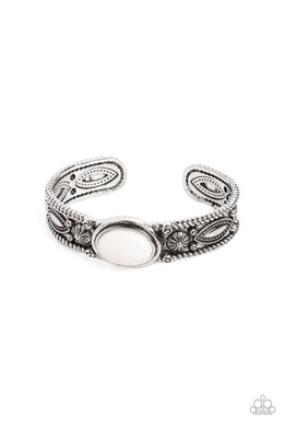 Rural Repose - White Bracelet