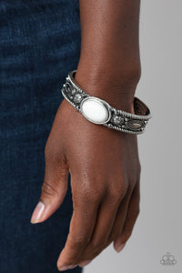 Rural Repose - White Bracelet