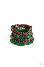 Load image into Gallery viewer, Fiji Fiesta - Green Bracelet