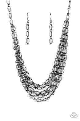 House of CHAIN - Black Gunmetal Necklace