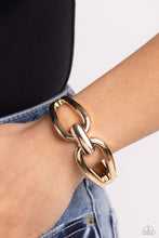 Load image into Gallery viewer, Mechanic Masquerade - Gold Bracelet