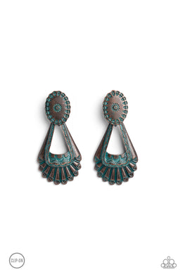 Casablanca Chandeliers - Brass Clip-On Earrings