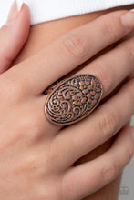 Load image into Gallery viewer, Floral Fortress - Copper Ring