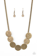 Load image into Gallery viewer, Flip a Coin - Brass Necklace
