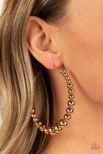 Load image into Gallery viewer, Show Off Your Curves - Gold Hoop Earrings