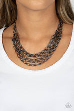 Load image into Gallery viewer, House of CHAIN - Black Gunmetal Necklace