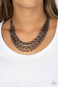 House of CHAIN - Black Gunmetal Necklace
