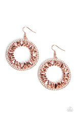 Load image into Gallery viewer, Wall Street Wreaths - Copper Earrings