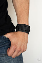 Load image into Gallery viewer, Plainly Plaited - Black Bracelet
