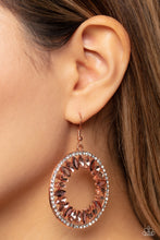Load image into Gallery viewer, Wall Street Wreaths - Copper Earrings