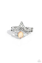 Load image into Gallery viewer, Chevron Celebrity - Orange Dainty Ring