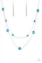 Load image into Gallery viewer, Raise Your Glass - Blue Necklace