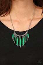 Load image into Gallery viewer, Bohemian Breeze - Green Necklace