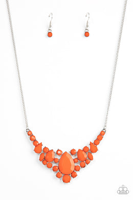 Bali Ballroom - Orange Necklace