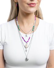 Load image into Gallery viewer, Oceanic Obligato - Purple Necklace