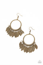 Load image into Gallery viewer, FOWL Tempered - Brass Earrings