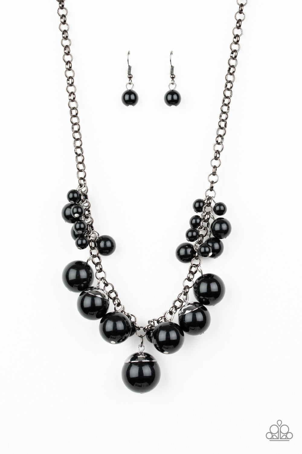 Broadway Belle - Black Gunmetal Necklace